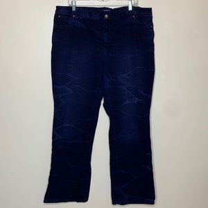 DENIM 24/7 Jeans Dark Wash  Tie Dye Denim 20W